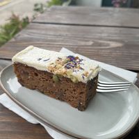 Vegan carrot cake  at 21 Grams in South West London