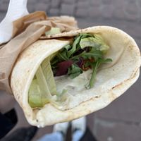 Falafel mit Tabbouleh im Brot  at Mahmoud's - Altstadt in Heidelberg