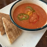 Gazpacho casero   at Culture Box cafe in Fes
