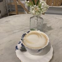 Vegan cappuccino   at maman in Princeton