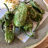 Padrón peppers   at Lovage  in Newcastle Upon Tyne