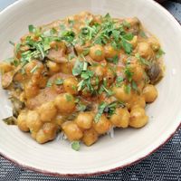Curry exotique at Vegood in Vila Real De Santo Antonio