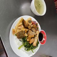 Rice plate of the day  at Quán Chay Đồng Tâm  in Ninh Hoa