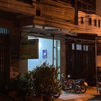 Front (sign is not lit, which makes it a little hard to see at night!)  at Quán Chay Đồng Tâm  in Ninh Hoa