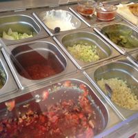 salsas, guacamole, corn at Lacocina in Strasbourg