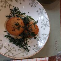 Croquettes de fromage at SERRA in Brussels