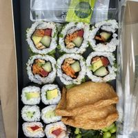 Yasai Roll Set  at Wasabi - Victoria Station in London