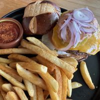 All American Burger 🍔   at Buddha Belly Burger in Sacramento