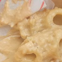 Strange texture of the sauce of the mac n cheese. at Herbivorous Spark   in York