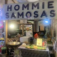 Stand at the night market   at Hommie Samosas - Nimman in Chiang Mai