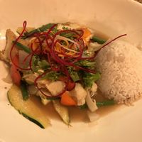 Rice with grilled vegetables   at Cao Cao in Berlin