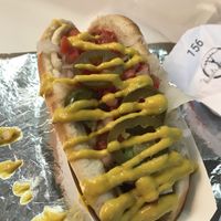 Vegan hot dog!  at Haute Doggery in Las Vegas