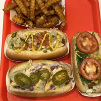 Vegan hotdogs!  at Haute Doggery in Las Vegas