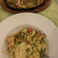 Paella - Tastes nothing like Spanish paella, more like a normal rice dish… Still very tasty! at Pelagos Restaurant in Kos