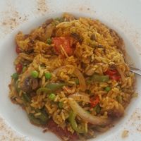 Paella at Pelagos Restaurant in Kos