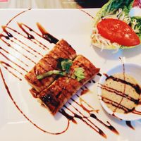 Vegan springrolls at O Bali in Toulouse