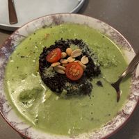 Thai green curry with black ricee  at Lush - The Café in Guwahati