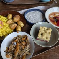 a six-"course" brunch at L'Équilibriste in Lyon