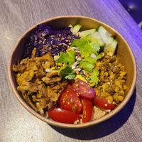 Oriental Buddha bowl at Açaï Spot in Cannes