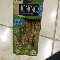 Vegan tuna sandwich at BER - REWE - T1 in Berlin