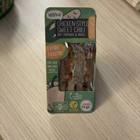 Mock chicken sandwich from Rewe, BER airport  at BER - REWE - T1 in Berlin