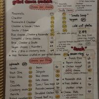 Menu at Cheese Madness in Pai