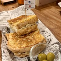 Vegan cheese & Marmite sandwich (129 THB)  at Cheese Madness in Pai