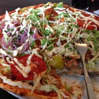kebab-pizza at Kruthuset in Oerebro
