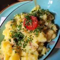 Potato salad at DILL Vegan Gastronomie in Augsburg