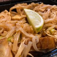 Pad thai with tofu. Hot the spot.  at Joy's Thai Cuisine in Lakeville