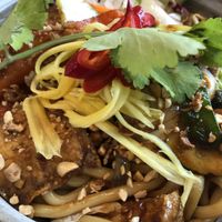 Udon mit tofu und veggie  at Four Seasons in Gottingen