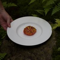 Pickled tomato at Zero Waste Kyoto in Kyoto