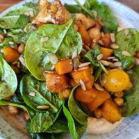Baby spinach salad at Waterfront Tavern in Shellharbour