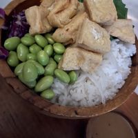 Tofu poke bowl  at Ivy Cafe  in Gianyar