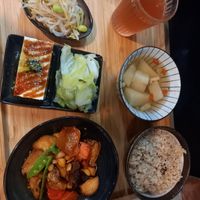 Mushroom rice set at 旭麥蔬食拉麵 Vegan Raman in Taichung