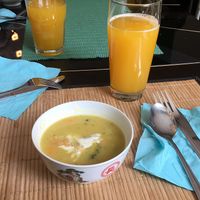 Soup with peanuts  at K 41 in Augsburg