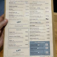 Menu  at Patchwork in Barcelona