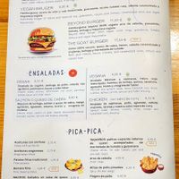 Menu page 4 at Patchwork in Barcelona