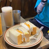Mango sandwich  at Kim Yo Pan - Vegan Bakery in Taichung