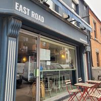 Café front at East Road in Dublin