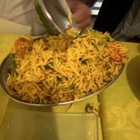 veg biryani rice- their plain basmati was good too.  at Ristorante Indiano Crown of India in Florence