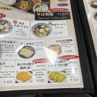 Vegan gyoza (lower right )  at Azuma in Nikko
