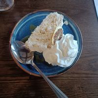 Lemon meringue roulade at Riverside Inn Saltford in Bristol