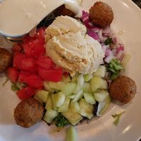 Falafel bowl at Old Man Rafferty's  in Hillsborough