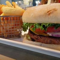 Beyond burger at Old Man Rafferty's  in Hillsborough