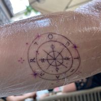 Tatuaje recién terminado   at Murlok Tattoo in Madrid