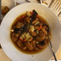 Shrimp sweet & sour soup  at Vegan Insa - 비건인사 in Seoul