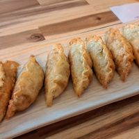 Fried dumplings at Vegan Insa - 비건인사 in Seoul