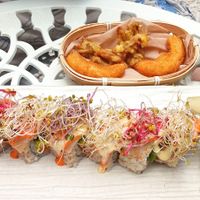 Huge California rolls at Vegan Insa - 비건인사 in Seoul