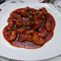 Bean shrimps at Vegan Insa - 비건인사 in Seoul